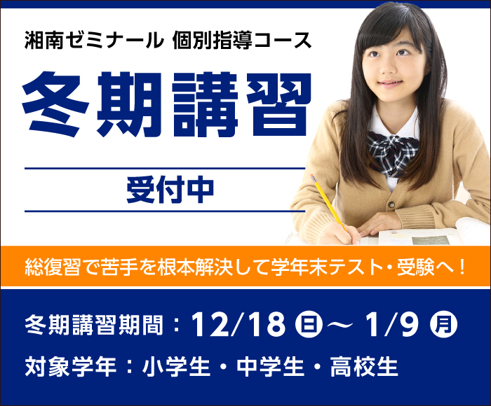 冬期講習 個別指導コース